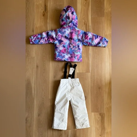 Mountain Warehouse Kids Printed Ski Jacket & Pant Set - Size 2-3 - Pre Owned - Picture 3 of 10